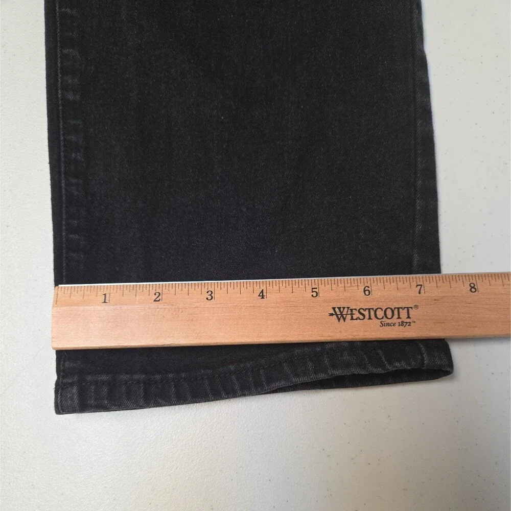 Kenneth Cole Men Black Jeans Straight Leg Fit 38X32 Stretch New York NEW